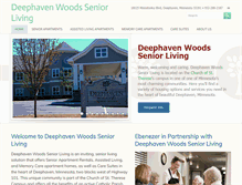 Tablet Screenshot of deephavenwoods.com